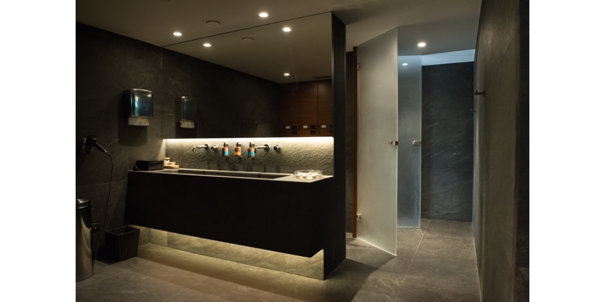 Bathroom Doors made of Acid Glass