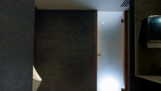 Toilet Door made of Acid Glass